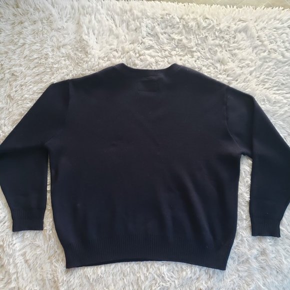 SOLD Filson Mens Pullover Sweater XXL Vtg Crew Neck Navy Virgin Wool USA Heavy - Picture 8 of 8